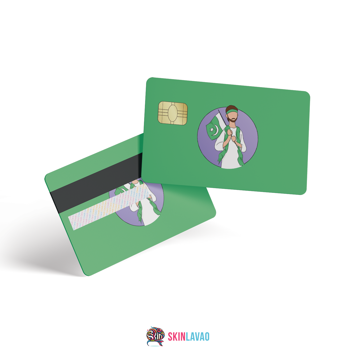 Independence Day illustration ATM Card Skins