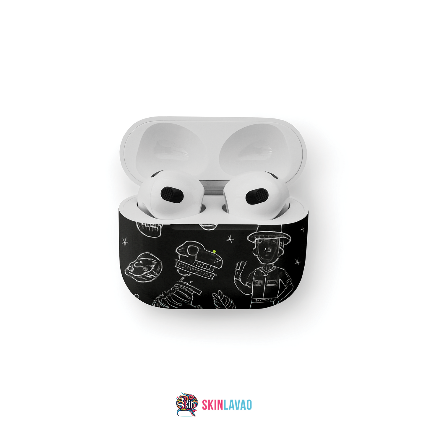 Chalk Doodling AirPods Skins