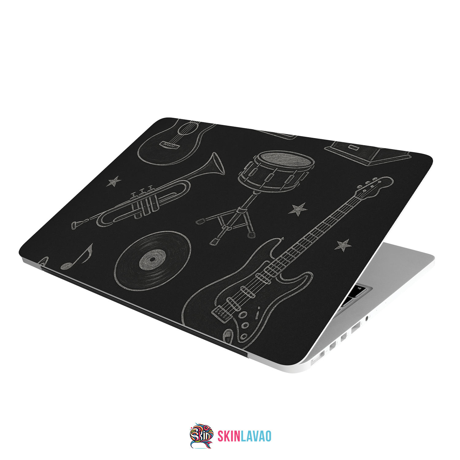 Chalk Doodling Laptop Skins