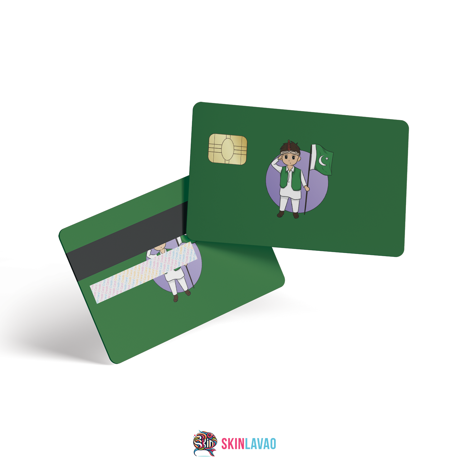 Independence Day illustration ATM Card Skins