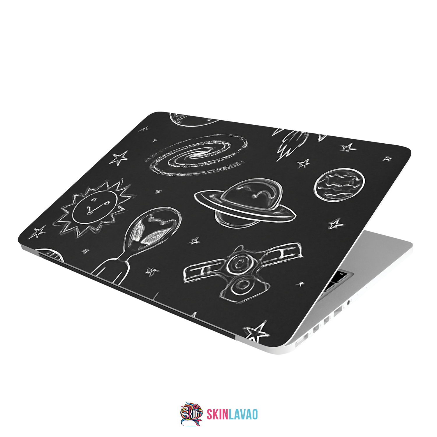 Chalk Doodling Laptop Skins