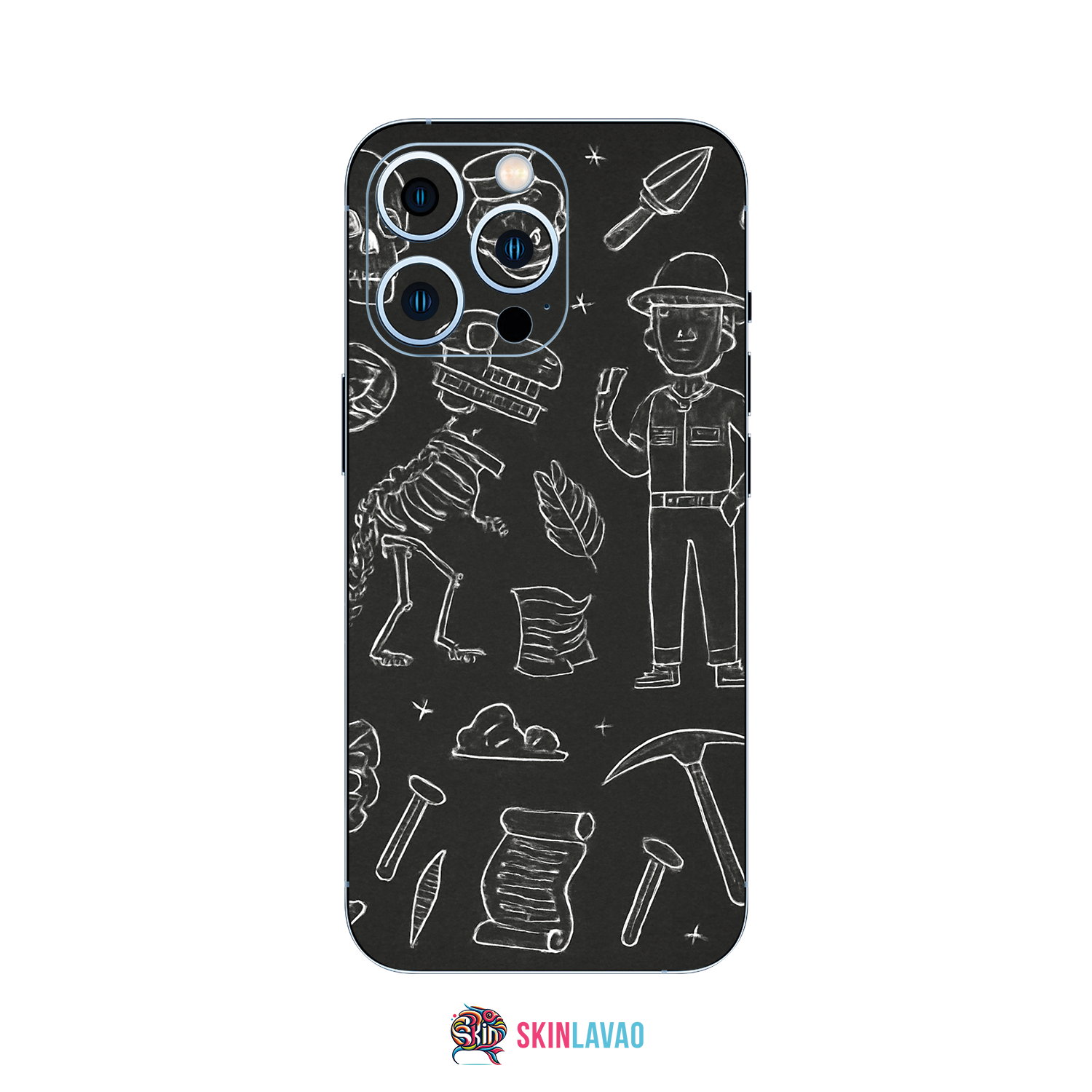 Chalk Doodling Mobile Skins