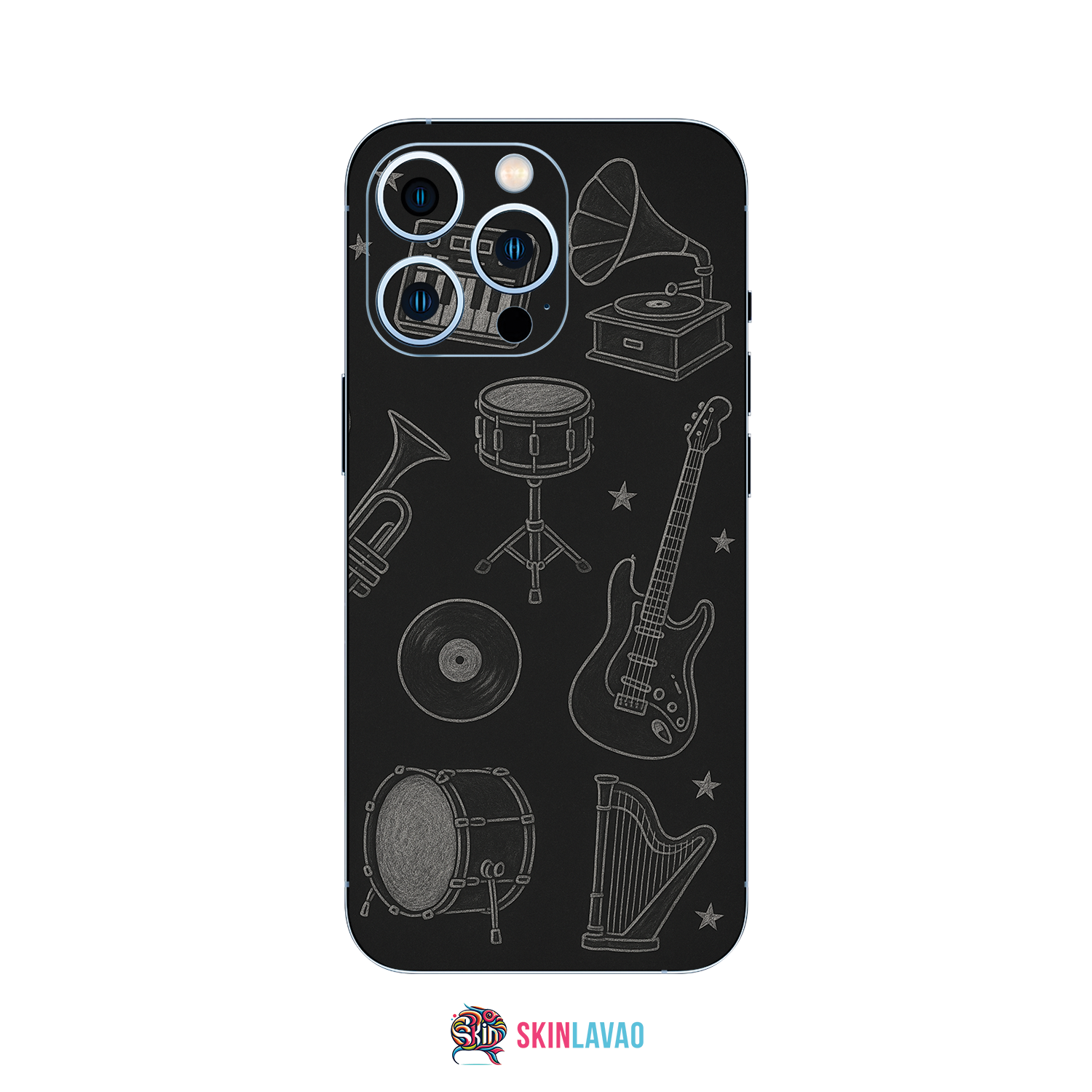 Chalk Doodling Mobile Skins