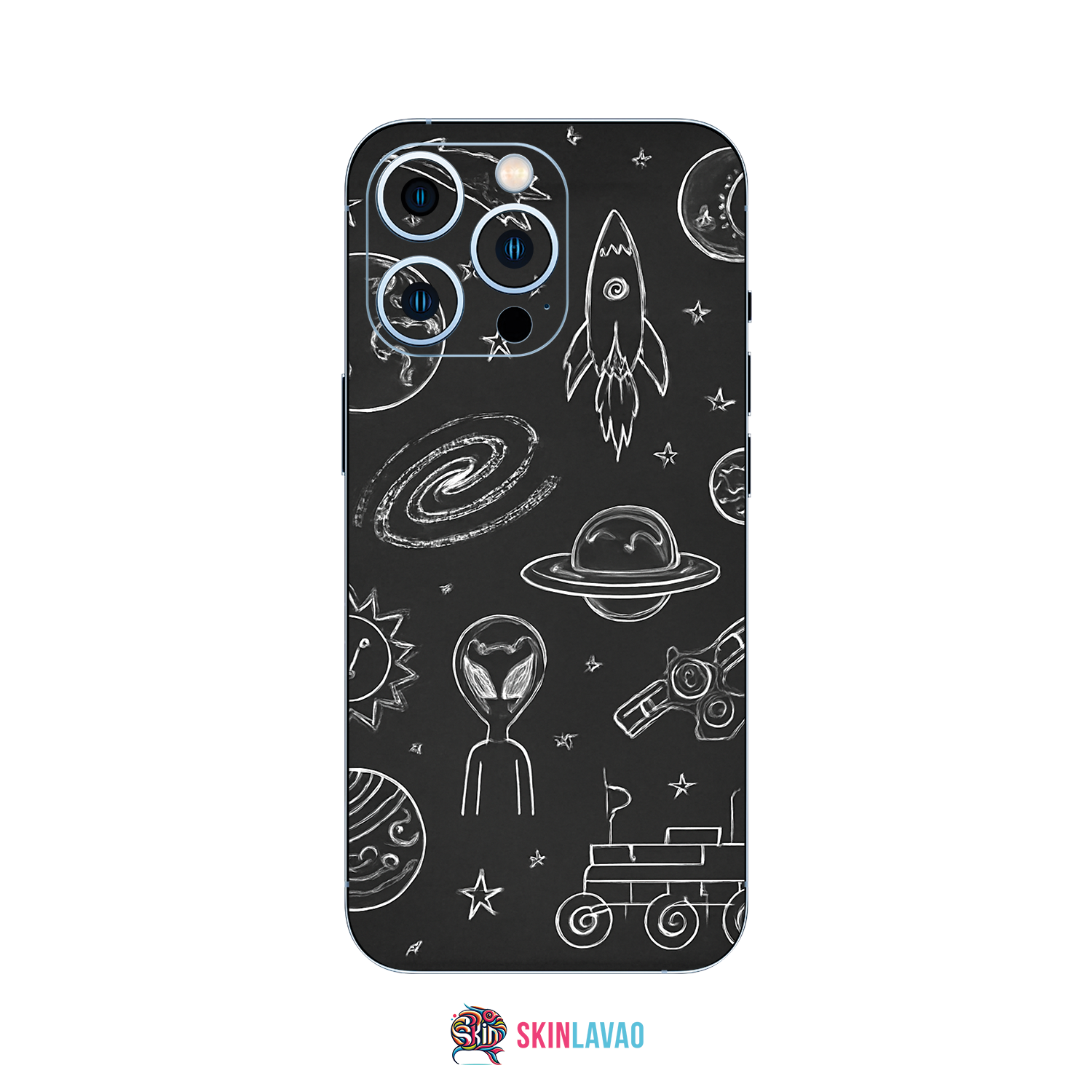 Chalk Doodling Mobile Skins