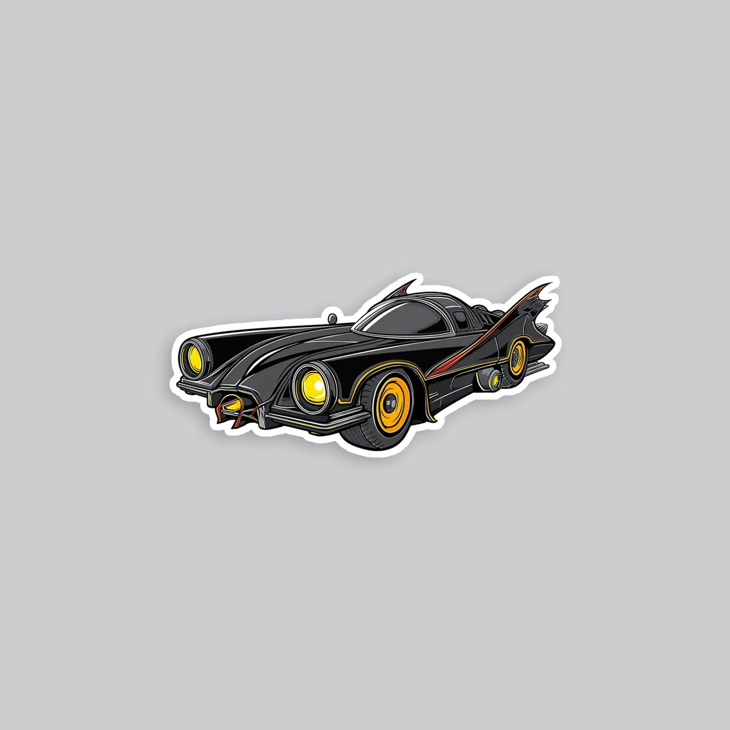 Batmobile Sticker